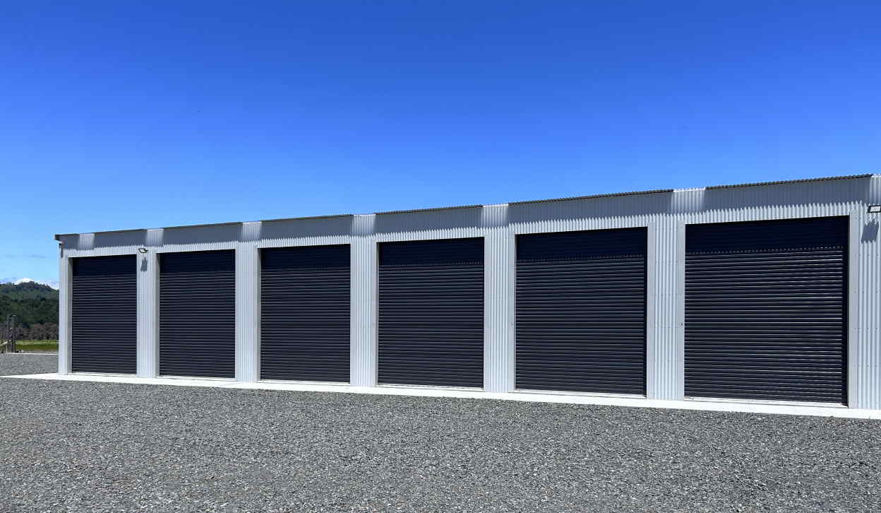 Outdoor view of the sheds